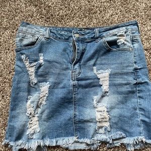 Jean skirt